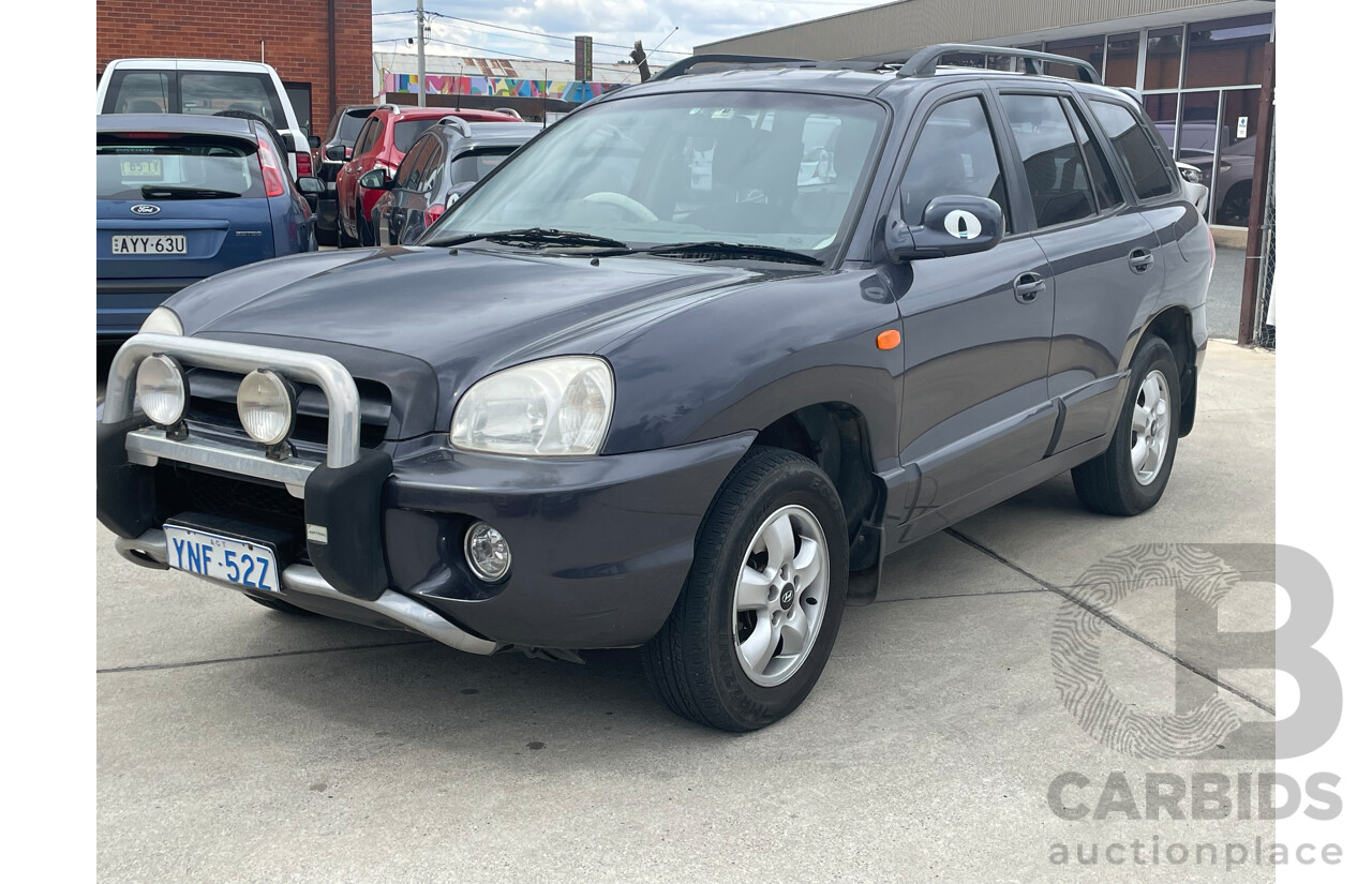 8/2005 Hyundai Santa Fe (4x4) 05 UPDATE 4d Wagon Grey 2.7L