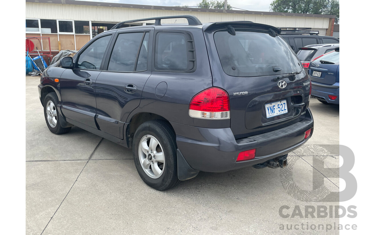 8/2005 Hyundai Santa Fe (4x4) 05 UPDATE 4d Wagon Grey 2.7L