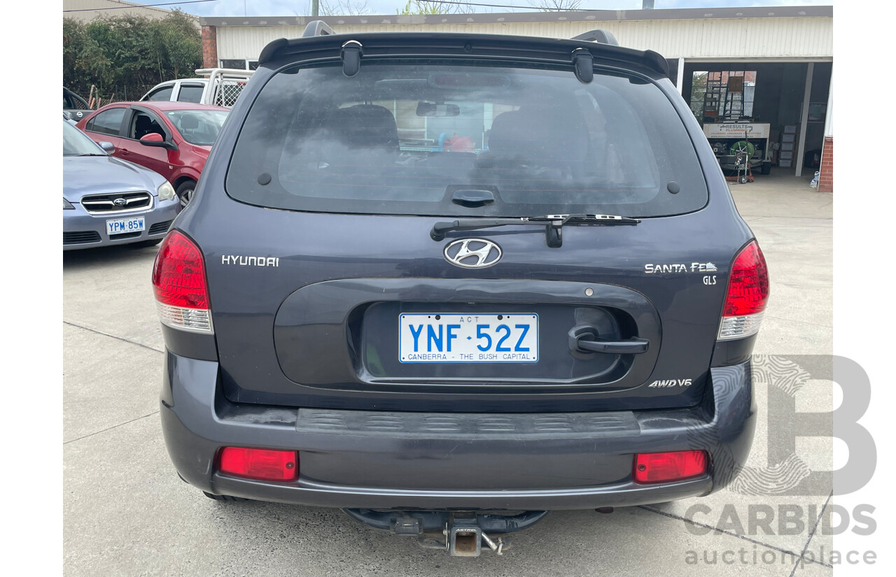 8/2005 Hyundai Santa Fe (4x4) 05 UPDATE 4d Wagon Grey 2.7L