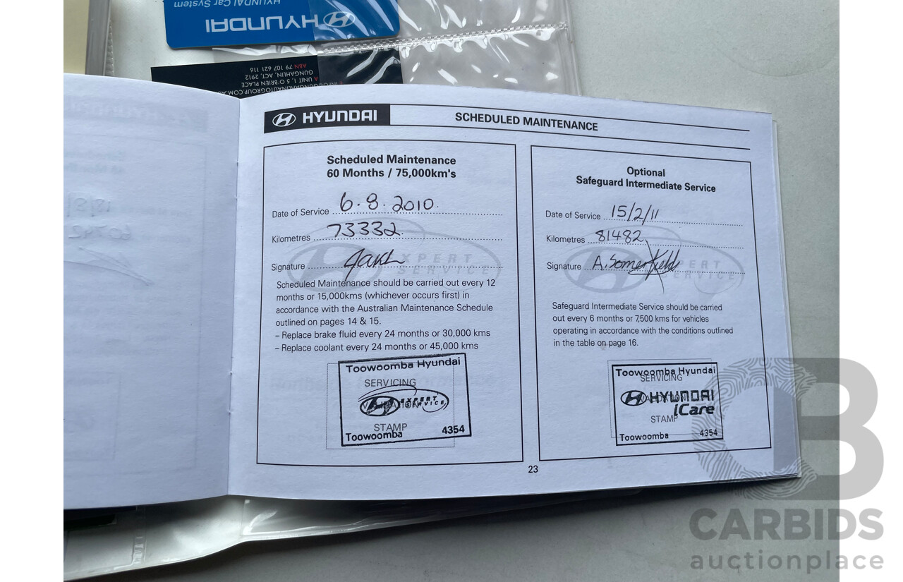 8/2005 Hyundai Santa Fe (4x4) 05 UPDATE 4d Wagon Grey 2.7L