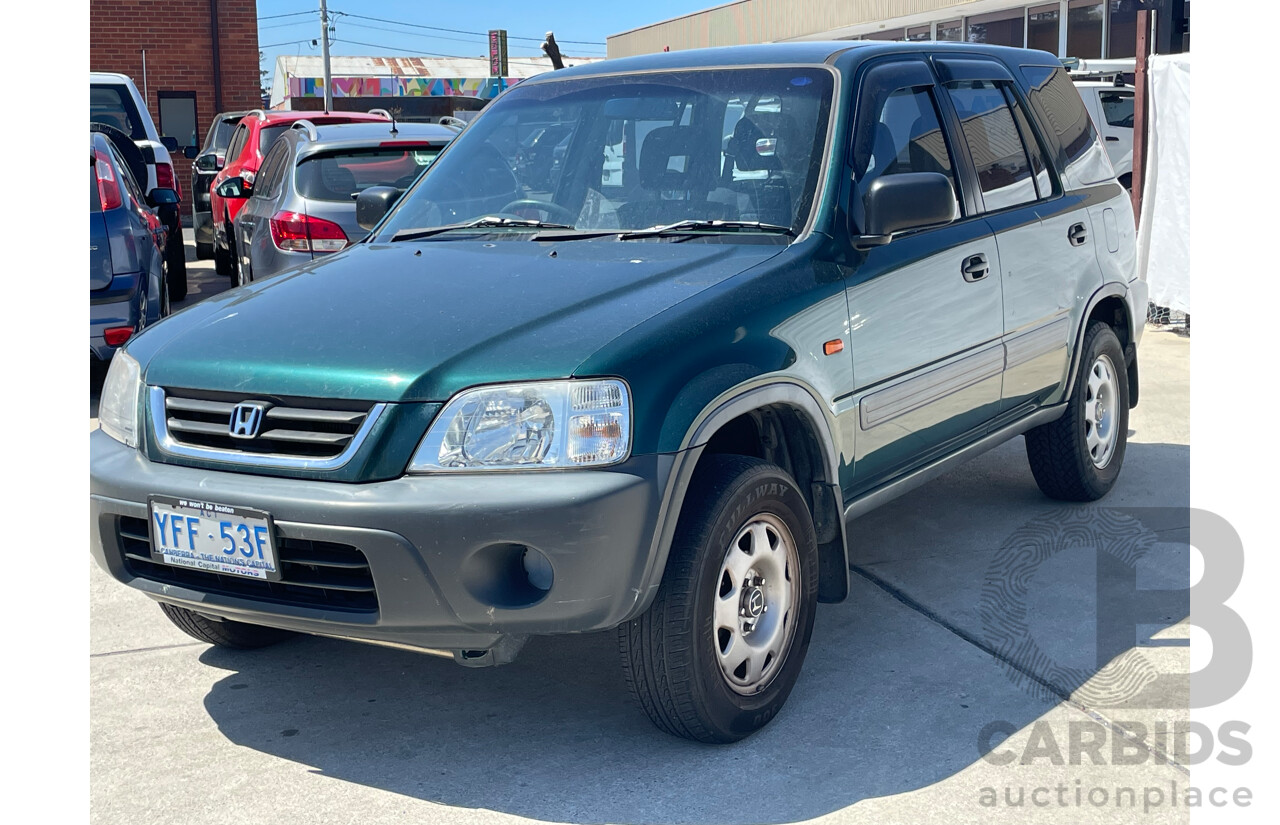 9/2001 Honda CRV (4x4)  4d Wagon Green 2.0L