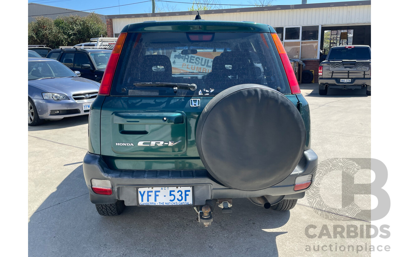 9/2001 Honda CRV (4x4)  4d Wagon Green 2.0L