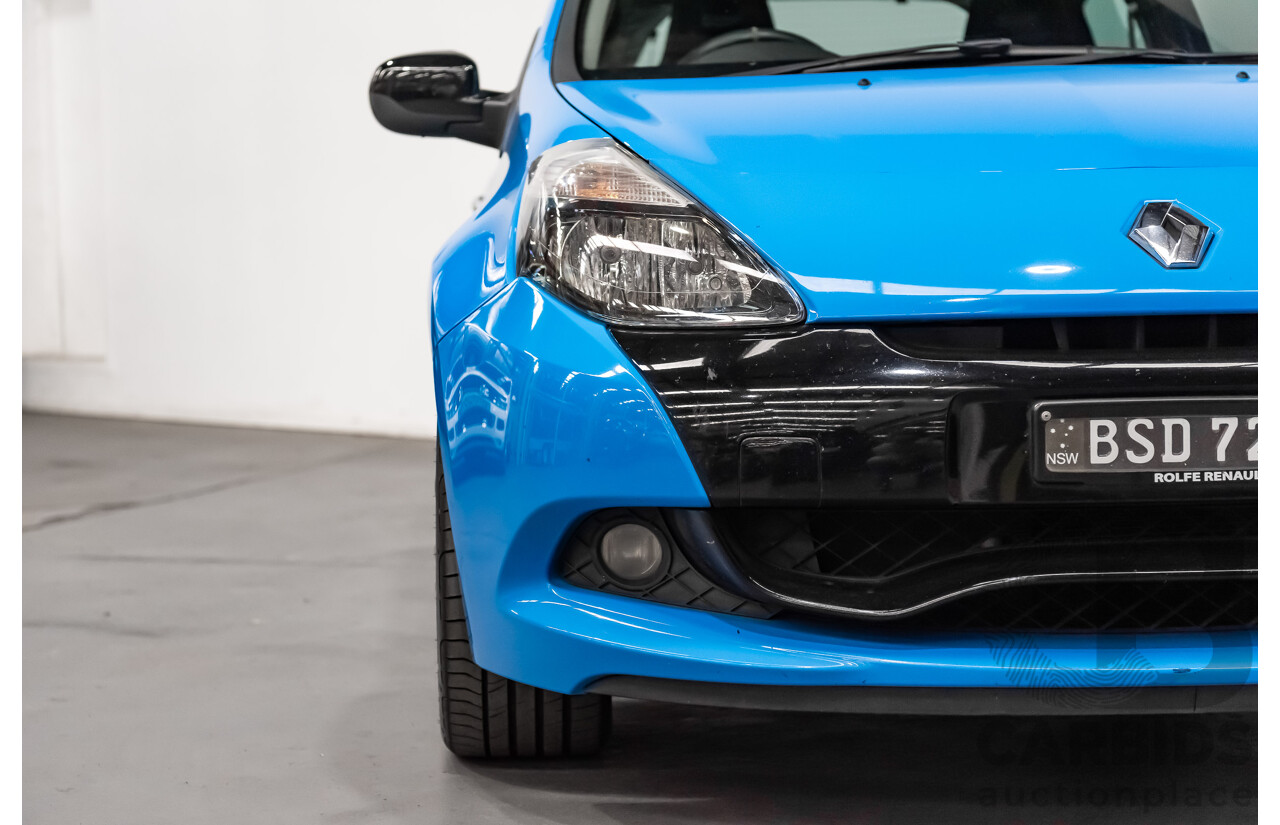 3/2013 Renault Sport Clio III Phase 2 200 CUP 2d Hatch Racing Blue 2.0L