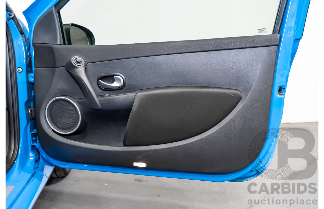 3/2013 Renault Sport Clio III Phase 2 200 CUP 2d Hatch Racing Blue 2.0L