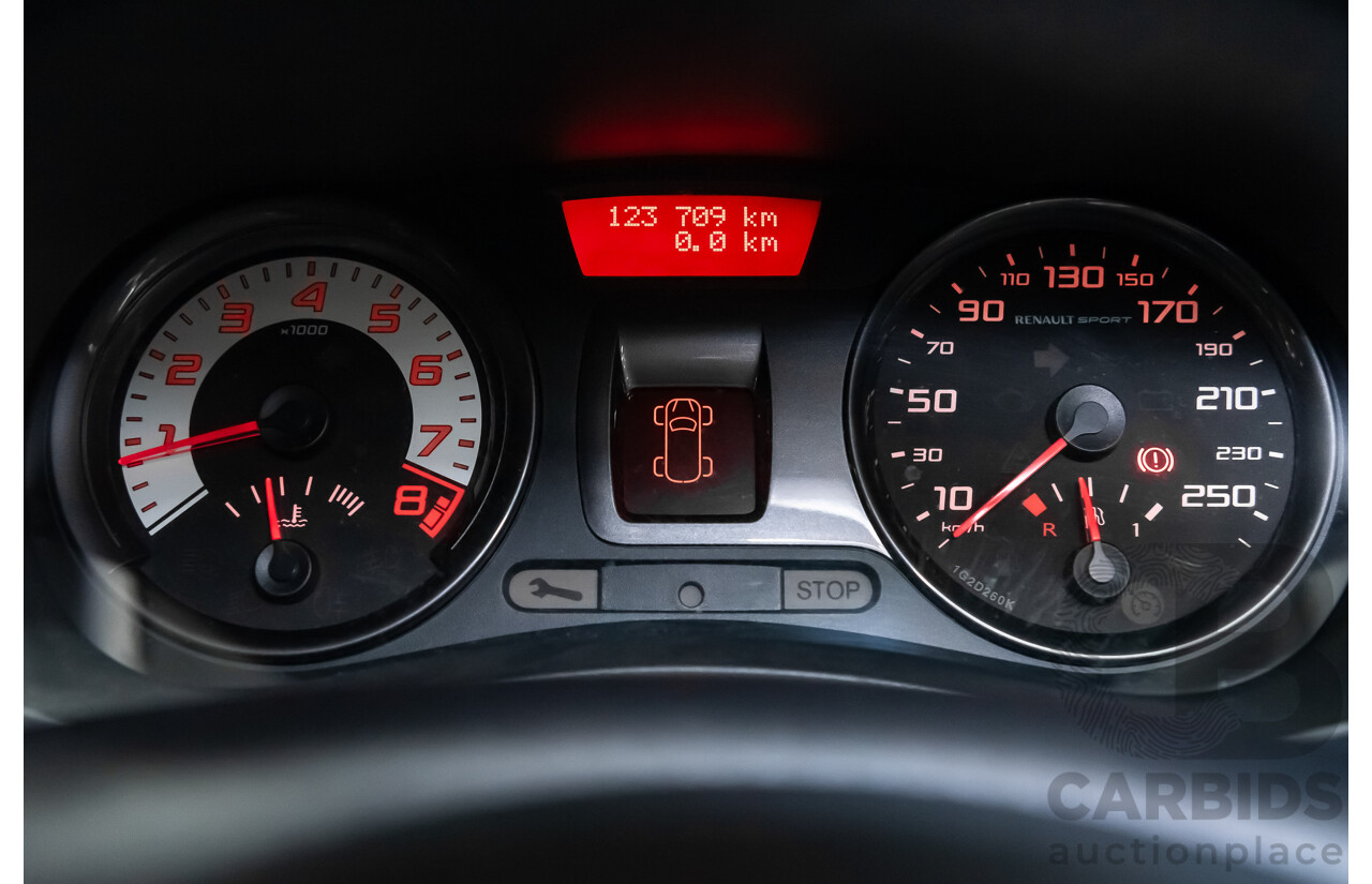 3/2013 Renault Sport Clio III Phase 2 200 CUP 2d Hatch Racing Blue 2.0L