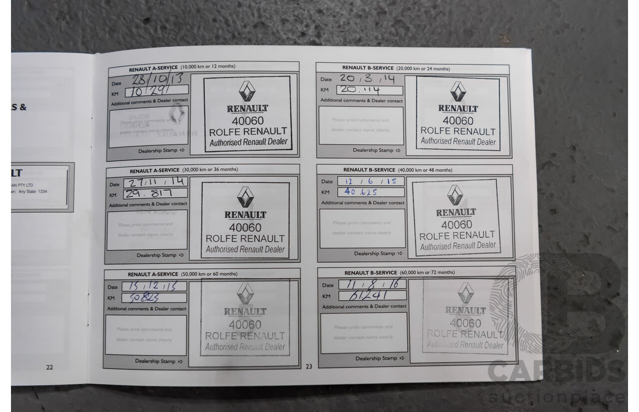 3/2013 Renault Sport Clio III Phase 2 200 CUP 2d Hatch Racing Blue 2.0L