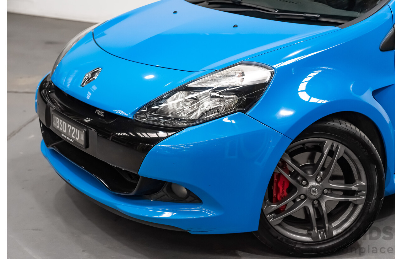 3/2013 Renault Sport Clio III Phase 2 200 CUP 2d Hatch Racing Blue 2.0L