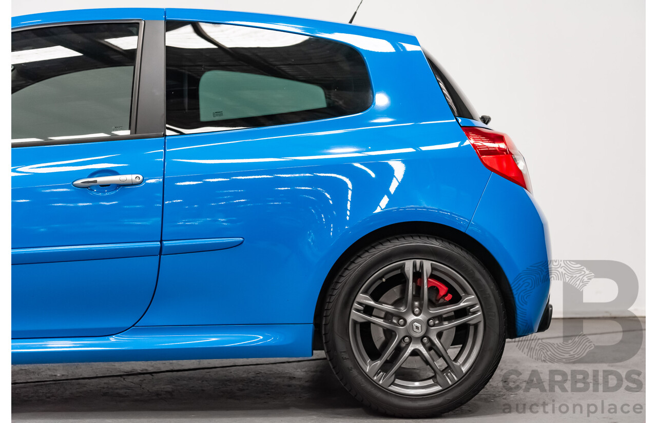 3/2013 Renault Sport Clio III Phase 2 200 CUP 2d Hatch Racing Blue 2.0L