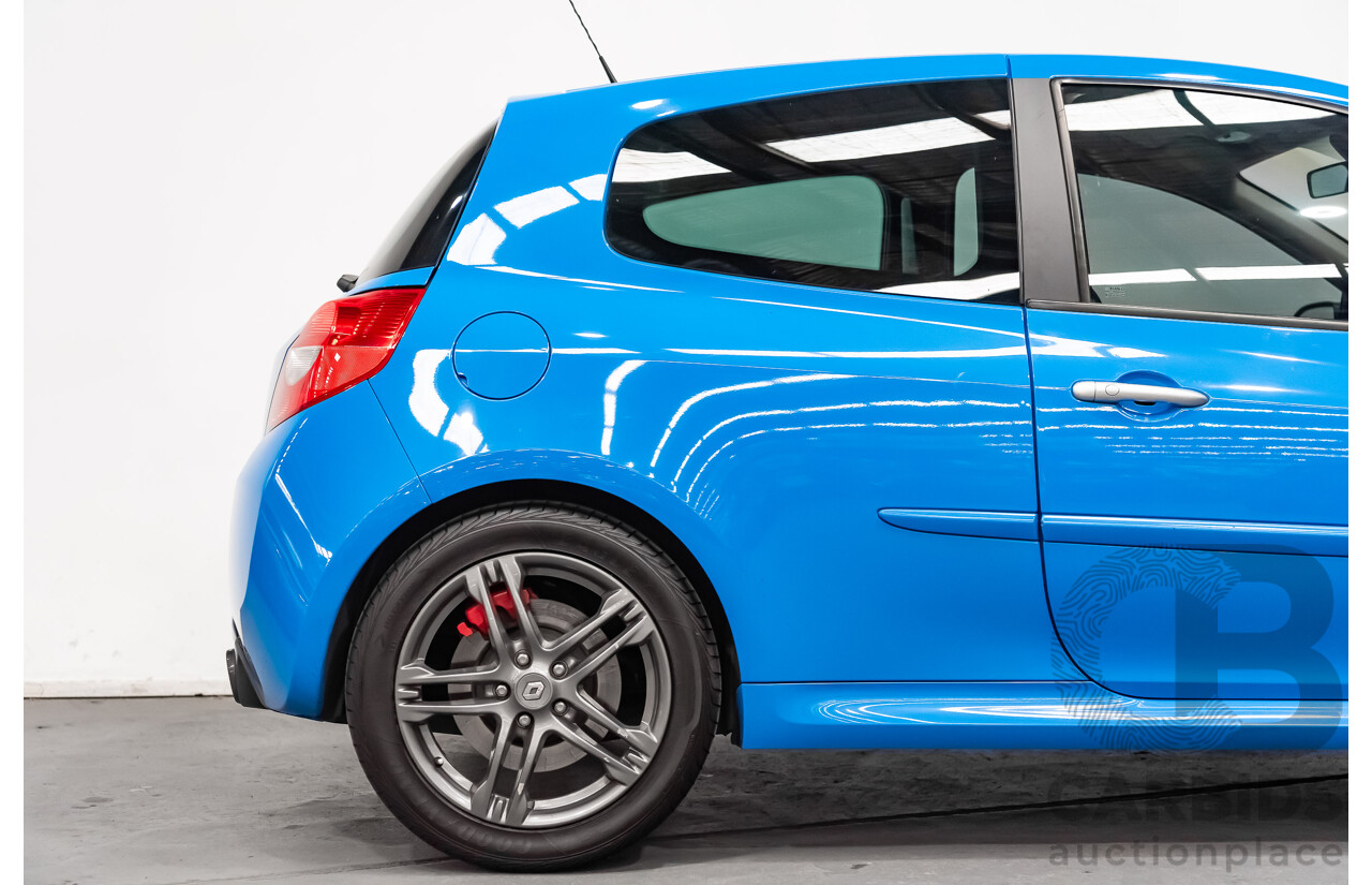 3/2013 Renault Sport Clio III Phase 2 200 CUP 2d Hatch Racing Blue 2.0L