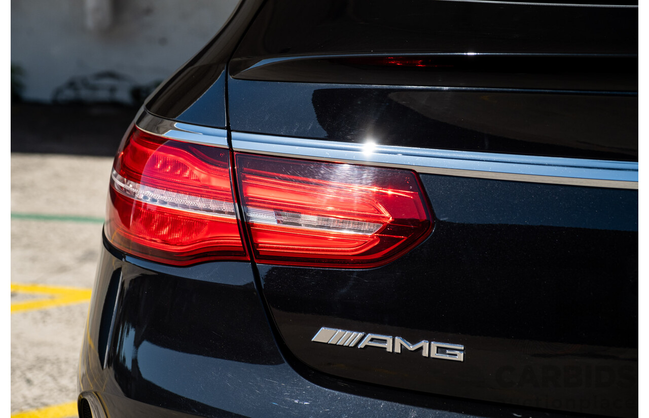 7/2016 Mercedes Benz GLE 63 S AMG C292 4Matic (AWD) 4d Coupe Obsidian Black Metallic Twin Turbo V8 5.5L