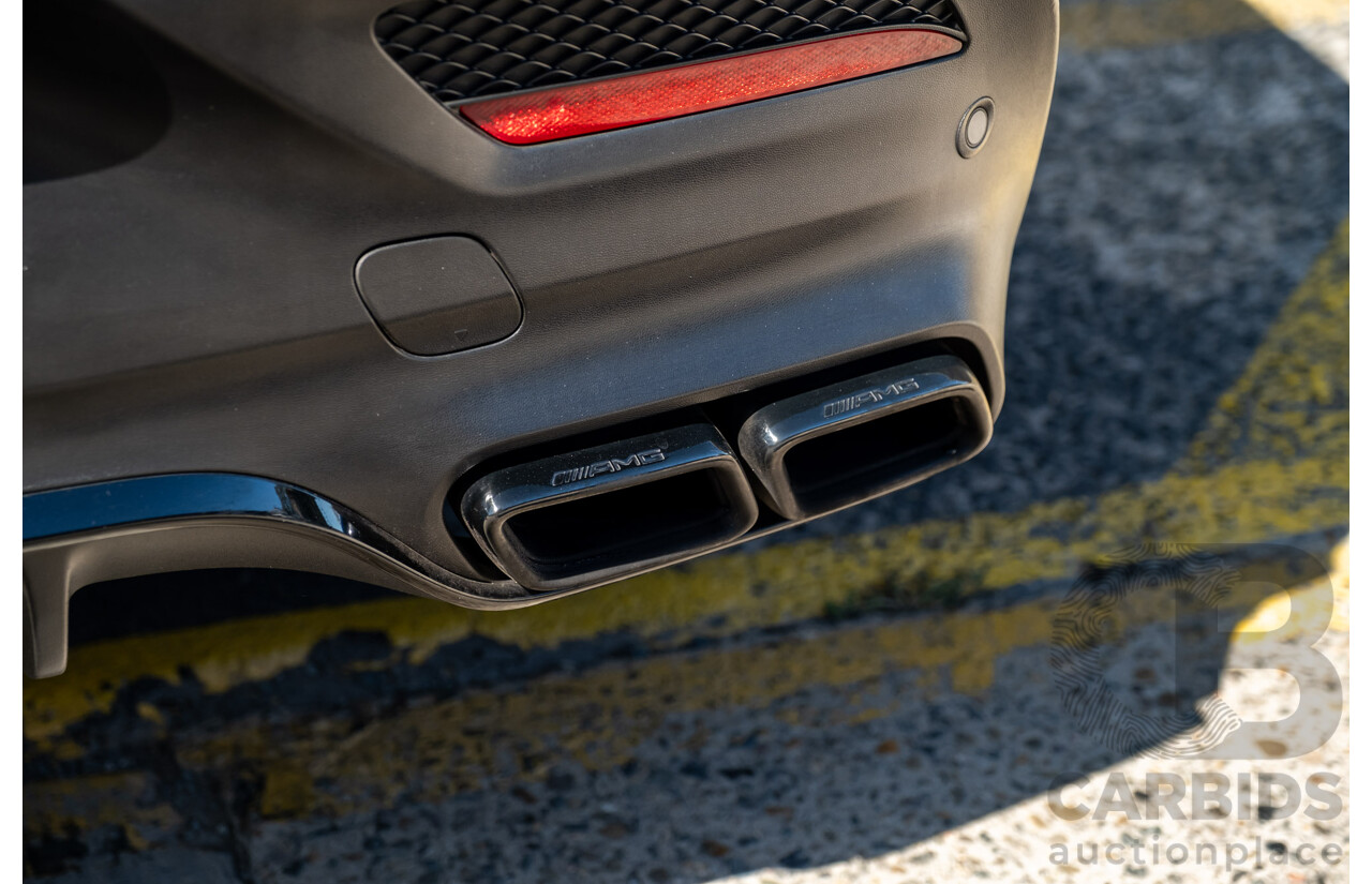 7/2016 Mercedes Benz GLE 63 S AMG C292 4Matic (AWD) 4d Coupe Obsidian Black Metallic Twin Turbo V8 5.5L