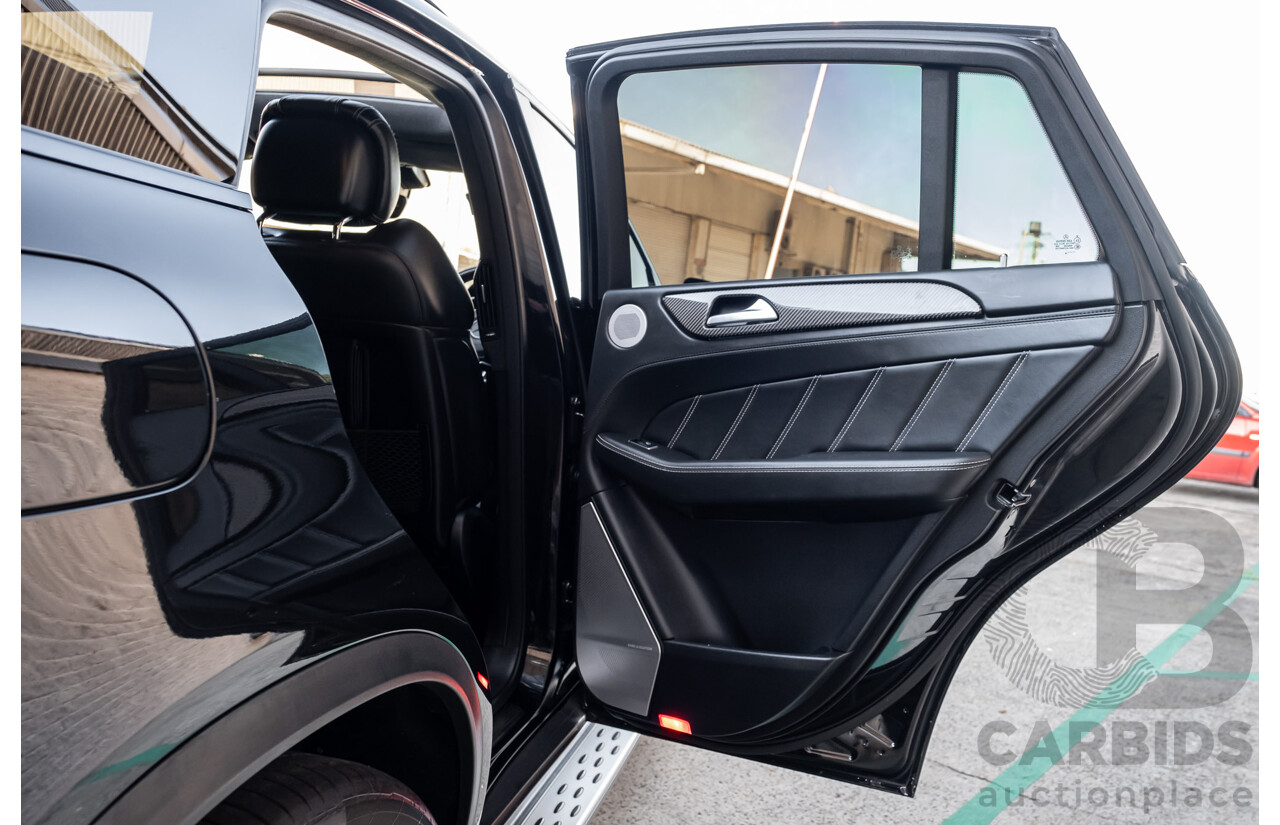 7/2016 Mercedes Benz GLE 63 S AMG C292 4Matic (AWD) 4d Coupe Obsidian Black Metallic Twin Turbo V8 5.5L