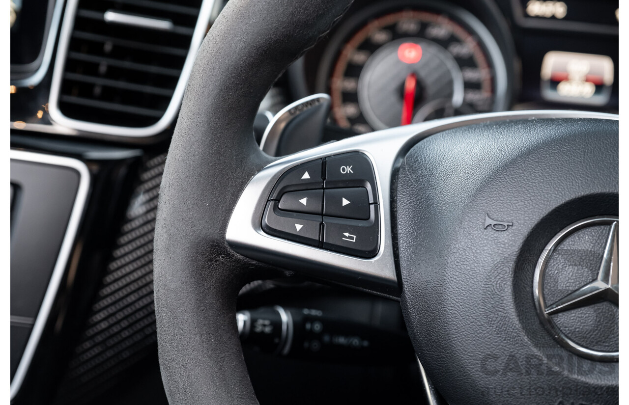 7/2016 Mercedes Benz GLE 63 S AMG C292 4Matic (AWD) 4d Coupe Obsidian Black Metallic Twin Turbo V8 5.5L