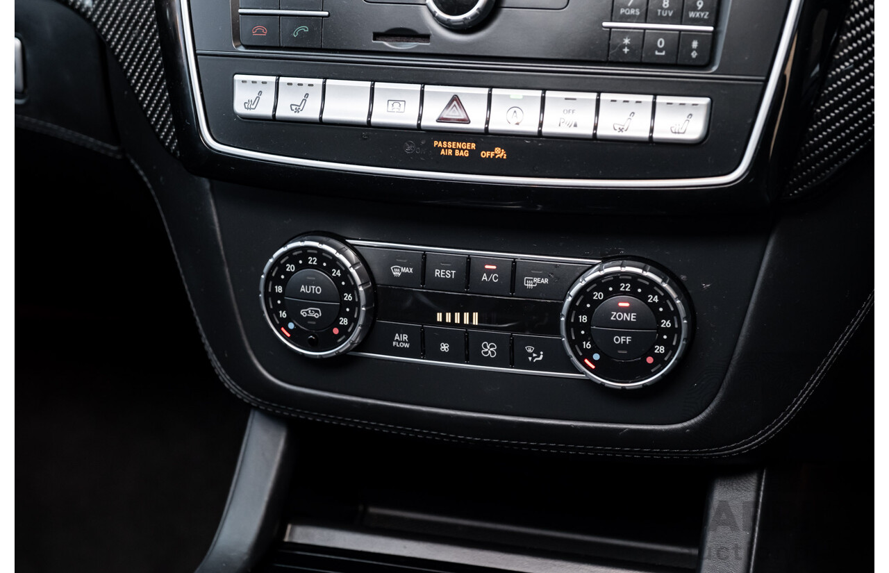 7/2016 Mercedes Benz GLE 63 S AMG C292 4Matic (AWD) 4d Coupe Obsidian Black Metallic Twin Turbo V8 5.5L