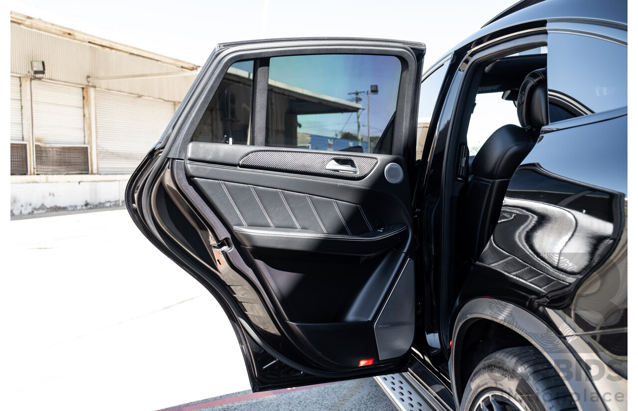 7/2016 Mercedes Benz GLE 63 S AMG C292 4Matic (AWD) 4d Coupe Obsidian Black Metallic Twin Turbo V8 5.5L