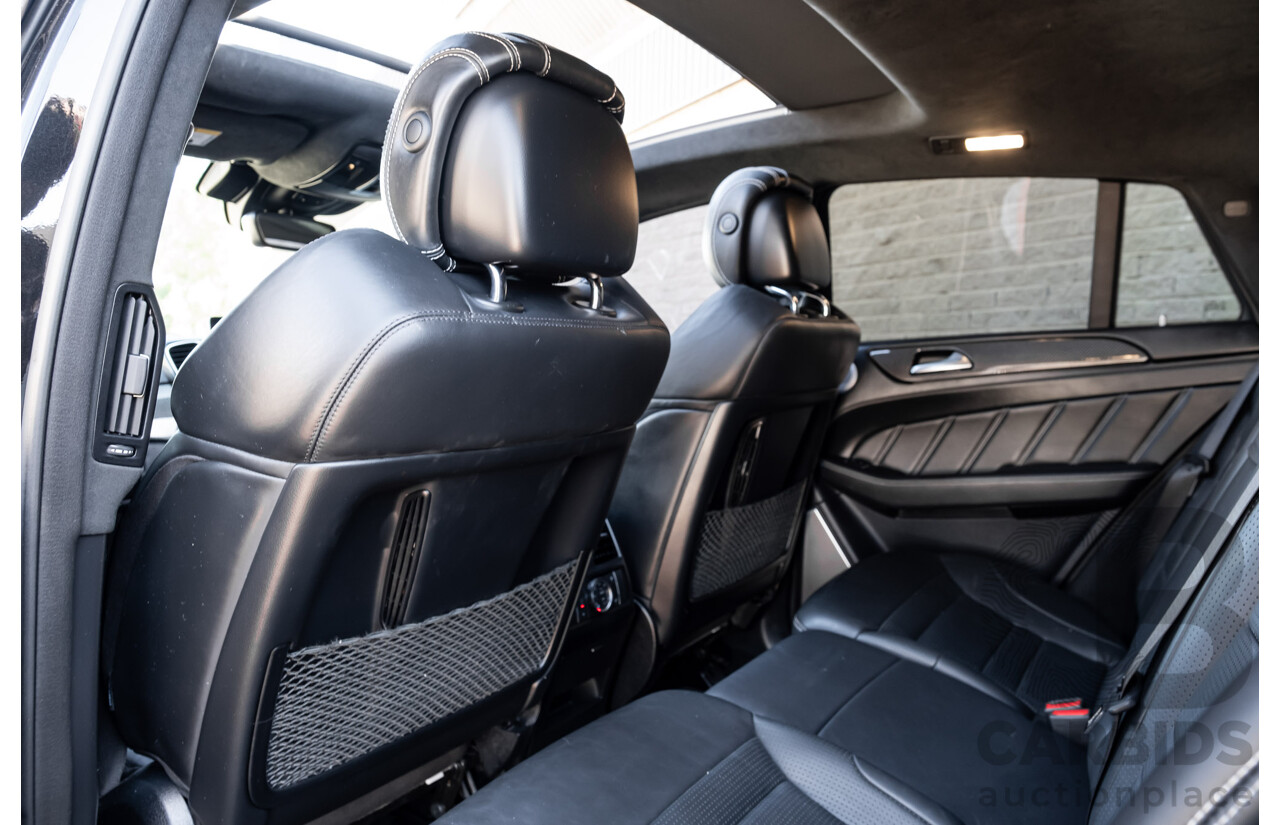 7/2016 Mercedes Benz GLE 63 S AMG C292 4Matic (AWD) 4d Coupe Obsidian Black Metallic Twin Turbo V8 5.5L