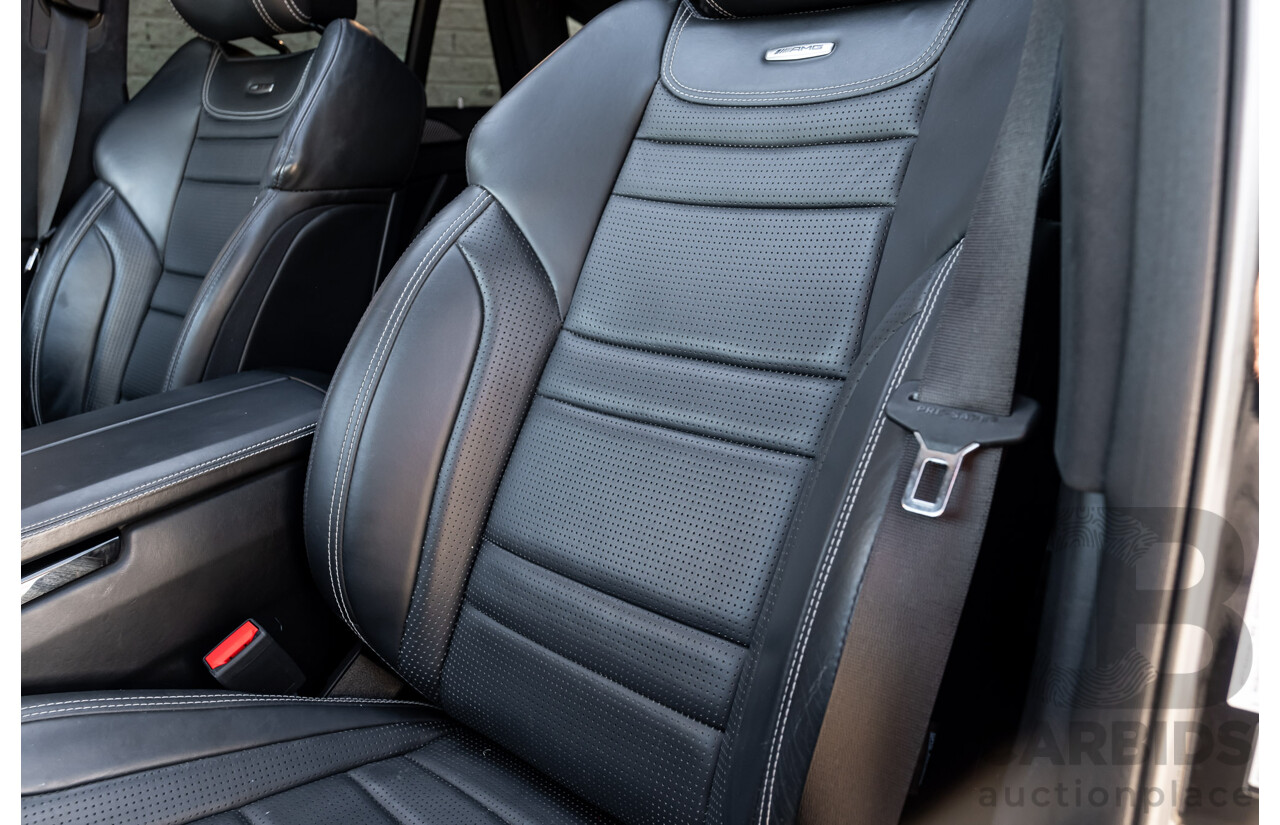 7/2016 Mercedes Benz GLE 63 S AMG C292 4Matic (AWD) 4d Coupe Obsidian Black Metallic Twin Turbo V8 5.5L