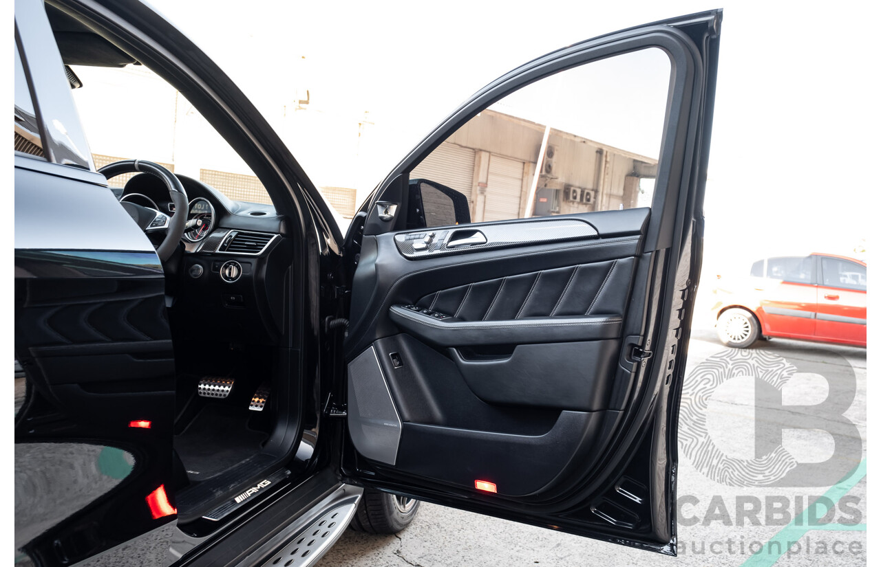 7/2016 Mercedes Benz GLE 63 S AMG C292 4Matic (AWD) 4d Coupe Obsidian Black Metallic Twin Turbo V8 5.5L