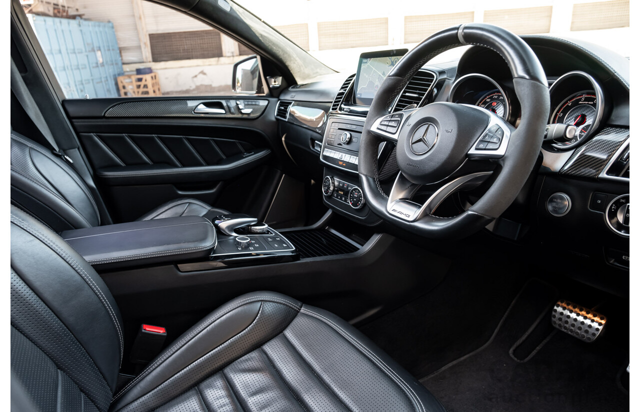 7/2016 Mercedes Benz GLE 63 S AMG C292 4Matic (AWD) 4d Coupe Obsidian Black Metallic Twin Turbo V8 5.5L