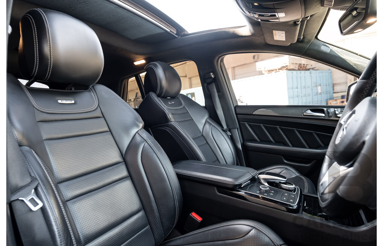 7/2016 Mercedes Benz GLE 63 S AMG C292 4Matic (AWD) 4d Coupe Obsidian Black Metallic Twin Turbo V8 5.5L