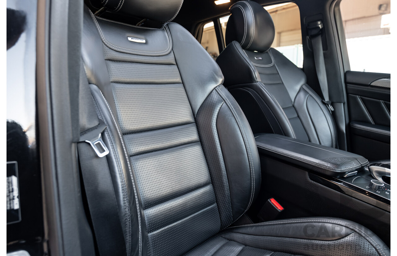 7/2016 Mercedes Benz GLE 63 S AMG C292 4Matic (AWD) 4d Coupe Obsidian Black Metallic Twin Turbo V8 5.5L