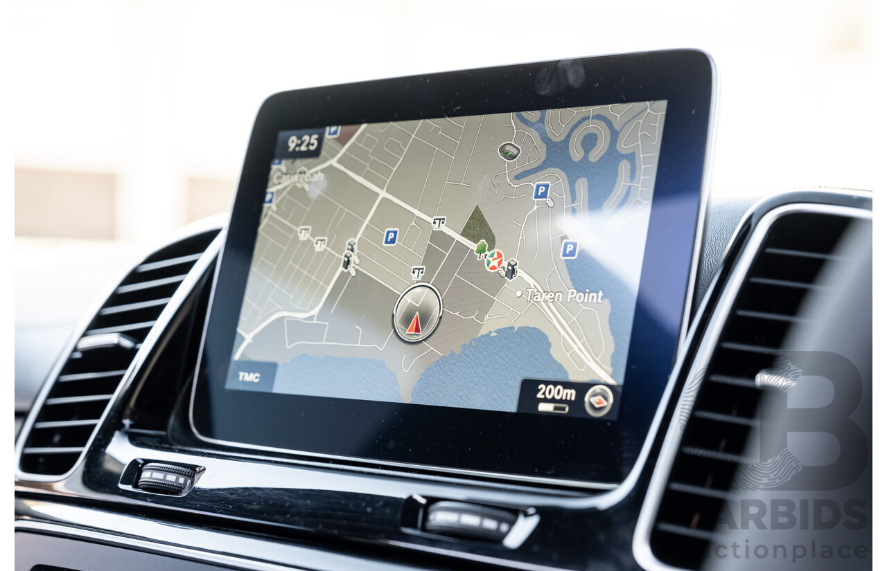 7/2016 Mercedes Benz GLE 63 S AMG C292 4Matic (AWD) 4d Coupe Obsidian Black Metallic Twin Turbo V8 5.5L