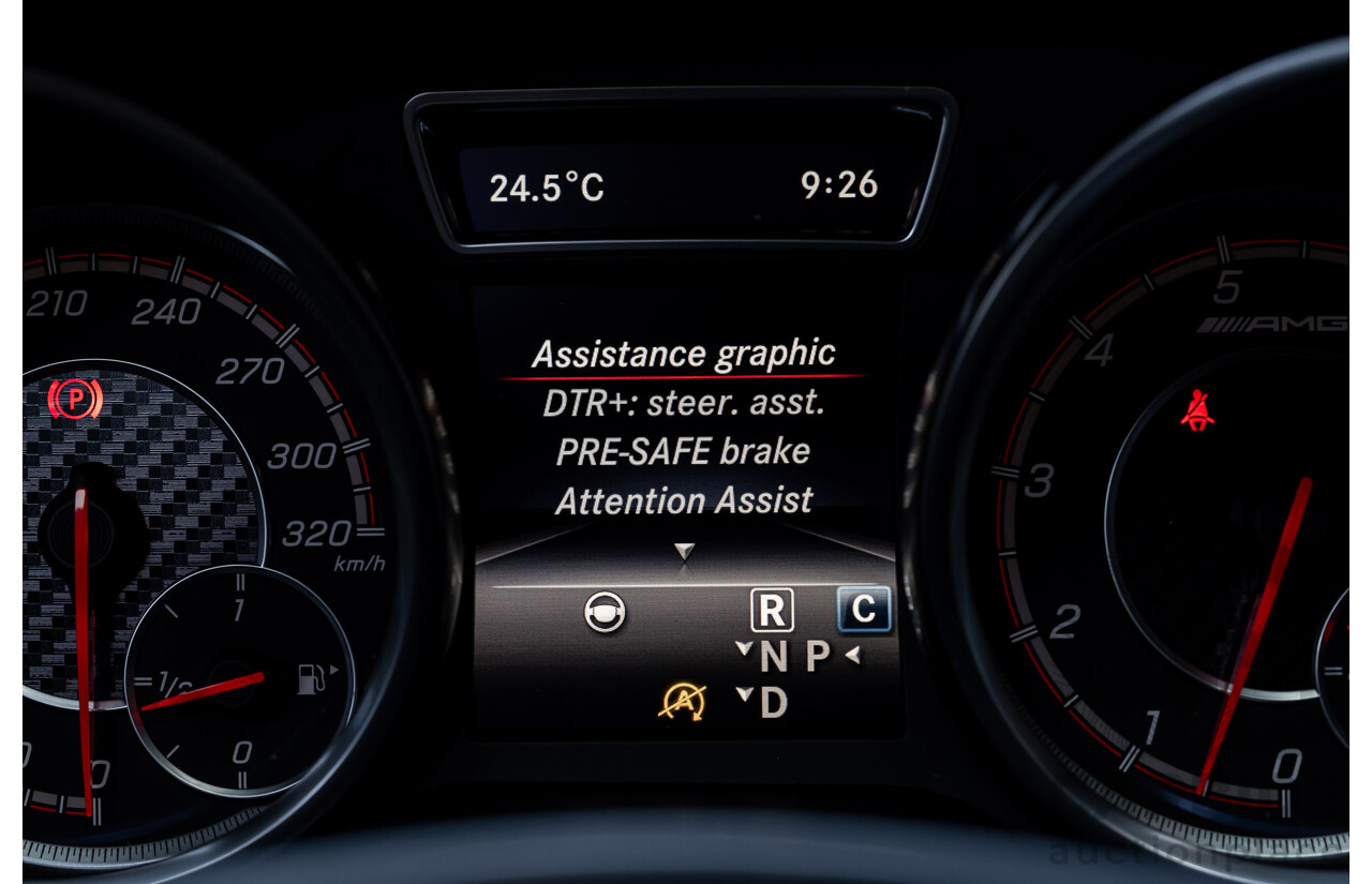 7/2016 Mercedes Benz GLE 63 S AMG C292 4Matic (AWD) 4d Coupe Obsidian Black Metallic Twin Turbo V8 5.5L