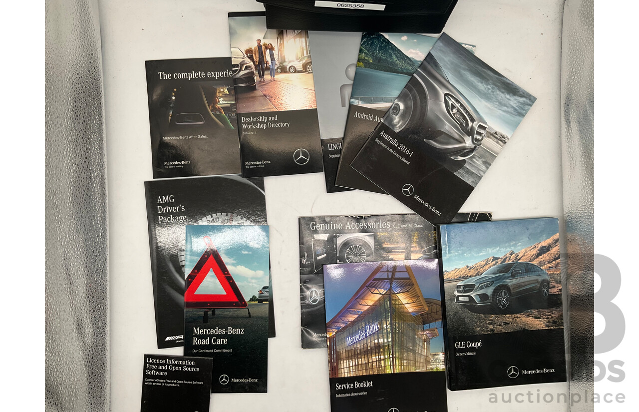 7/2016 Mercedes Benz GLE 63 S AMG C292 4Matic (AWD) 4d Coupe Obsidian Black Metallic Twin Turbo V8 5.5L