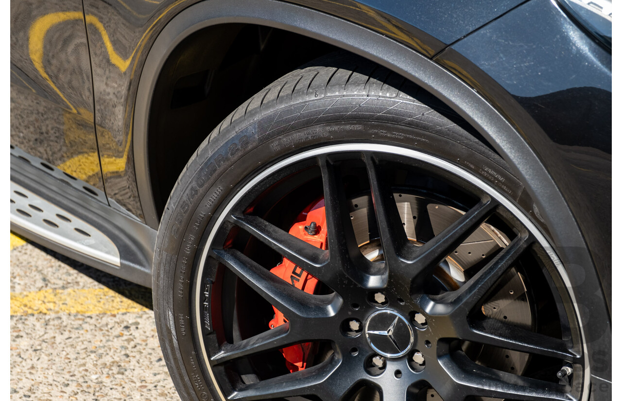 7/2016 Mercedes Benz GLE 63 S AMG C292 4Matic (AWD) 4d Coupe Obsidian Black Metallic Twin Turbo V8 5.5L