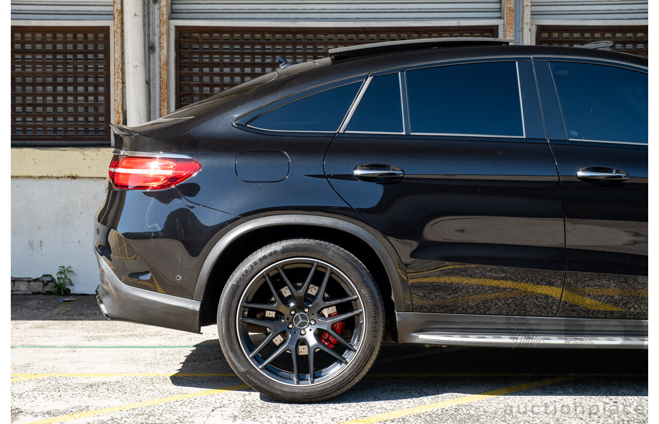 7/2016 Mercedes Benz GLE 63 S AMG C292 4Matic (AWD) 4d Coupe Obsidian Black Metallic Twin Turbo V8 5.5L