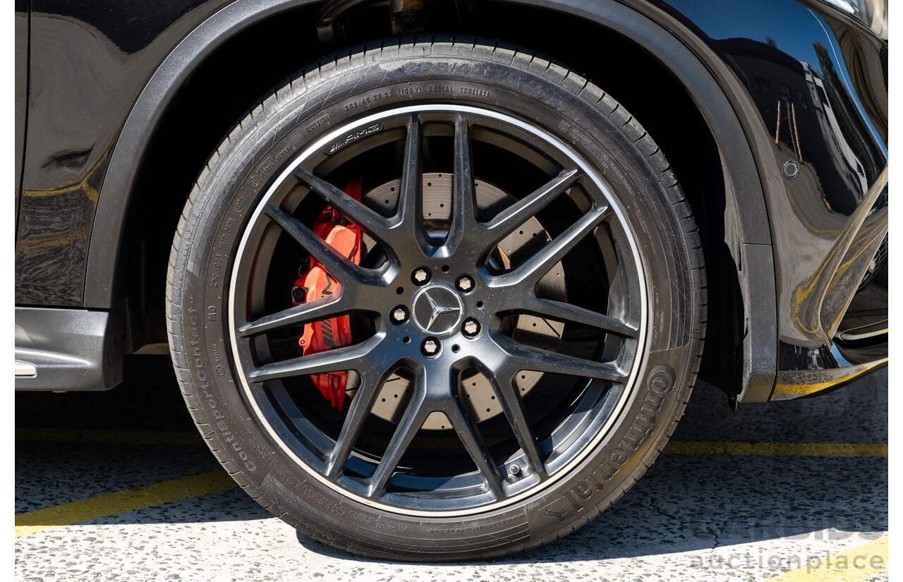 7/2016 Mercedes Benz GLE 63 S AMG C292 4Matic (AWD) 4d Coupe Obsidian Black Metallic Twin Turbo V8 5.5L