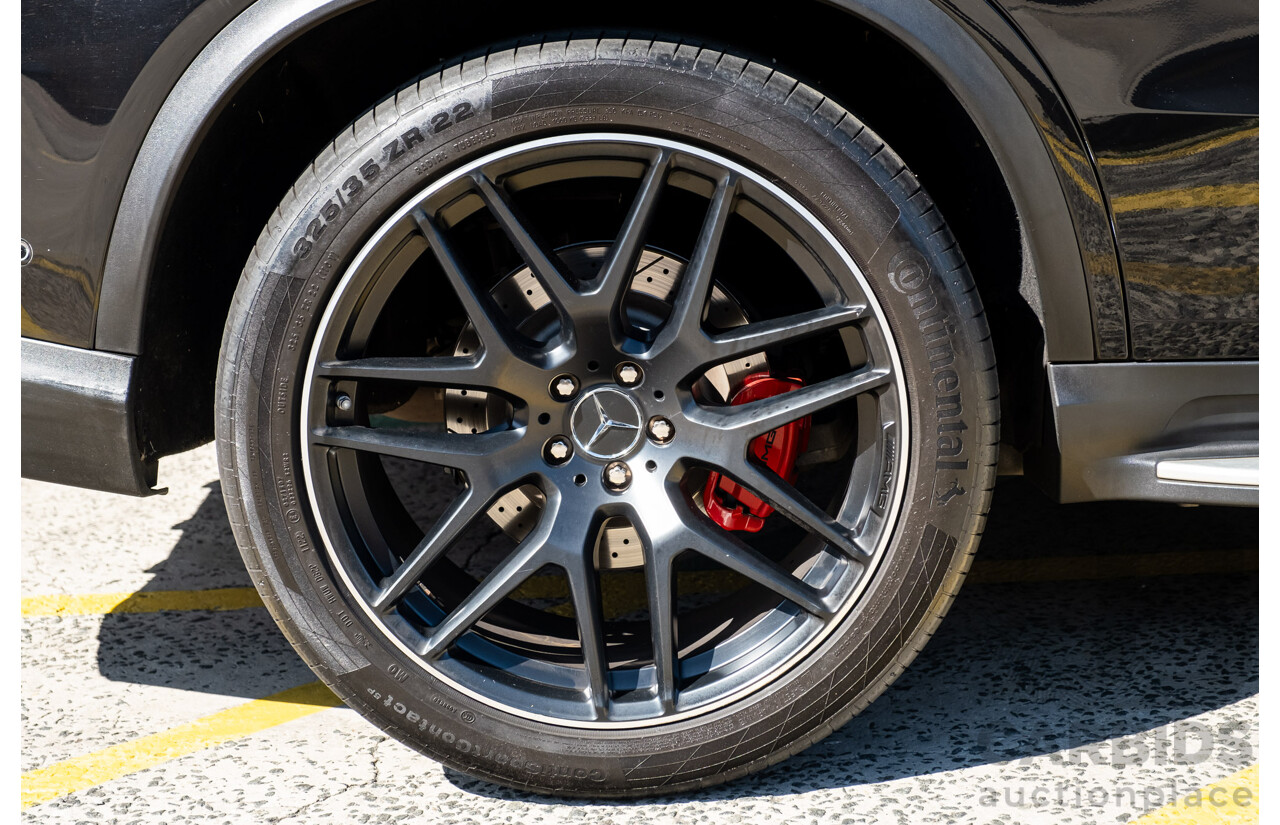 7/2016 Mercedes Benz GLE 63 S AMG C292 4Matic (AWD) 4d Coupe Obsidian Black Metallic Twin Turbo V8 5.5L