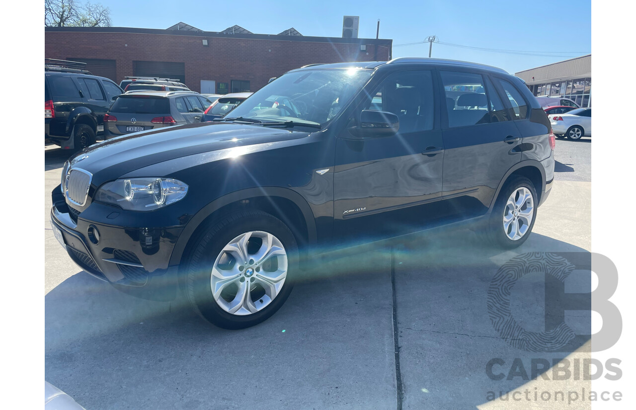 9/2013 BMW X5 Xdrive 40D Sport E70 4d Wagon Black 3.0L