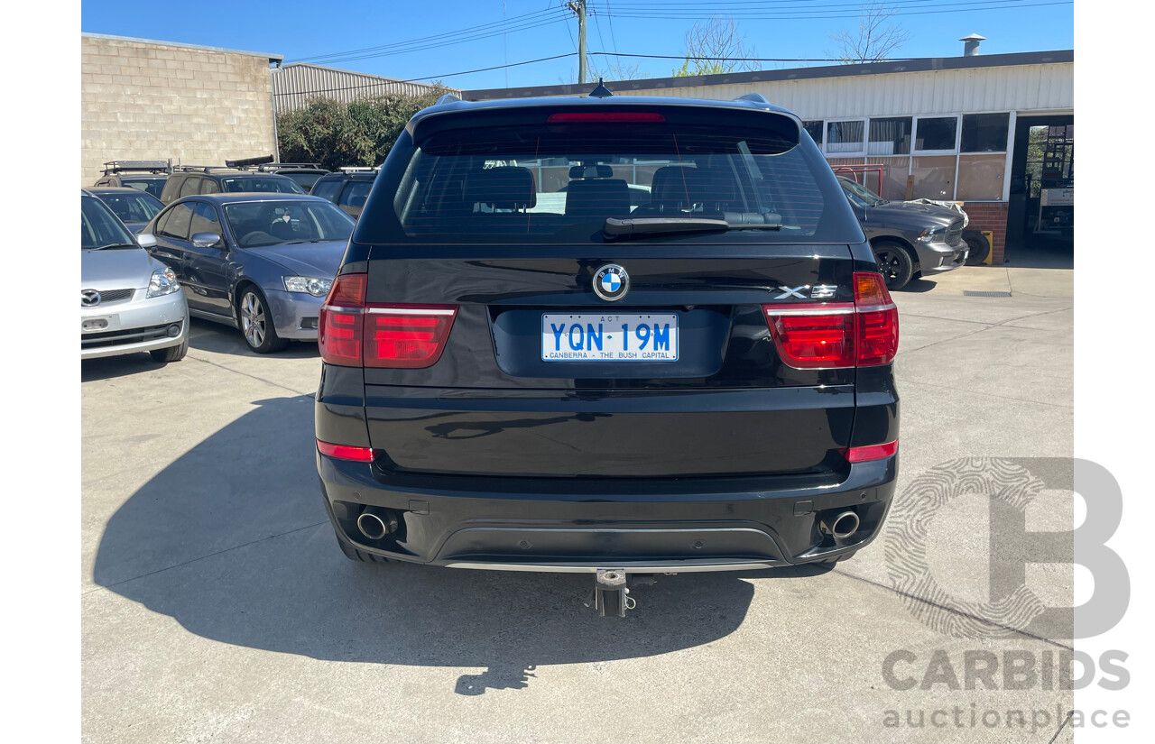 9/2013 BMW X5 Xdrive 40D Sport E70 4d Wagon Black 3.0L