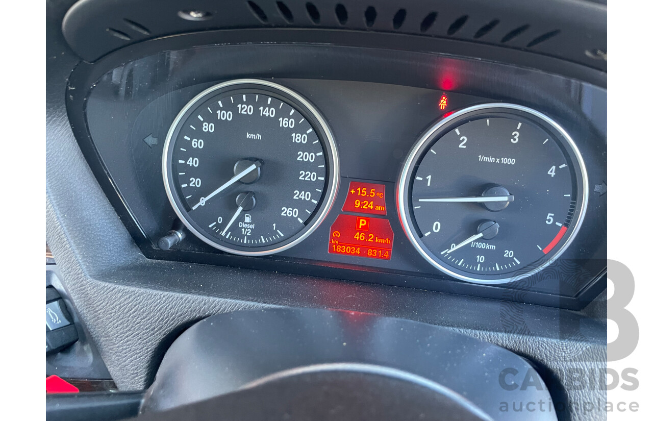 9/2013 BMW X5 Xdrive 40D Sport E70 4d Wagon Black 3.0L