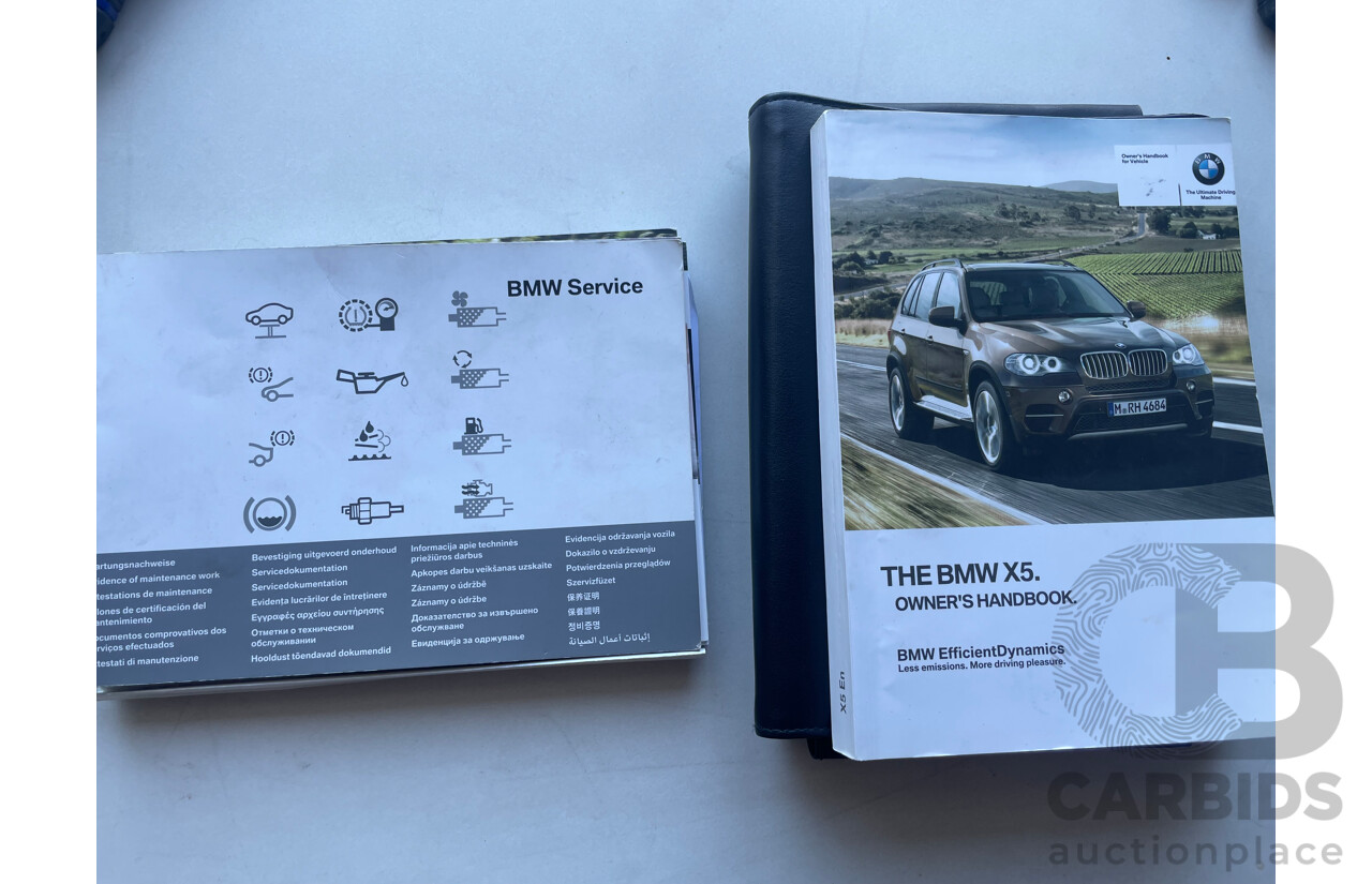 9/2013 BMW X5 Xdrive 40D Sport E70 4d Wagon Black 3.0L