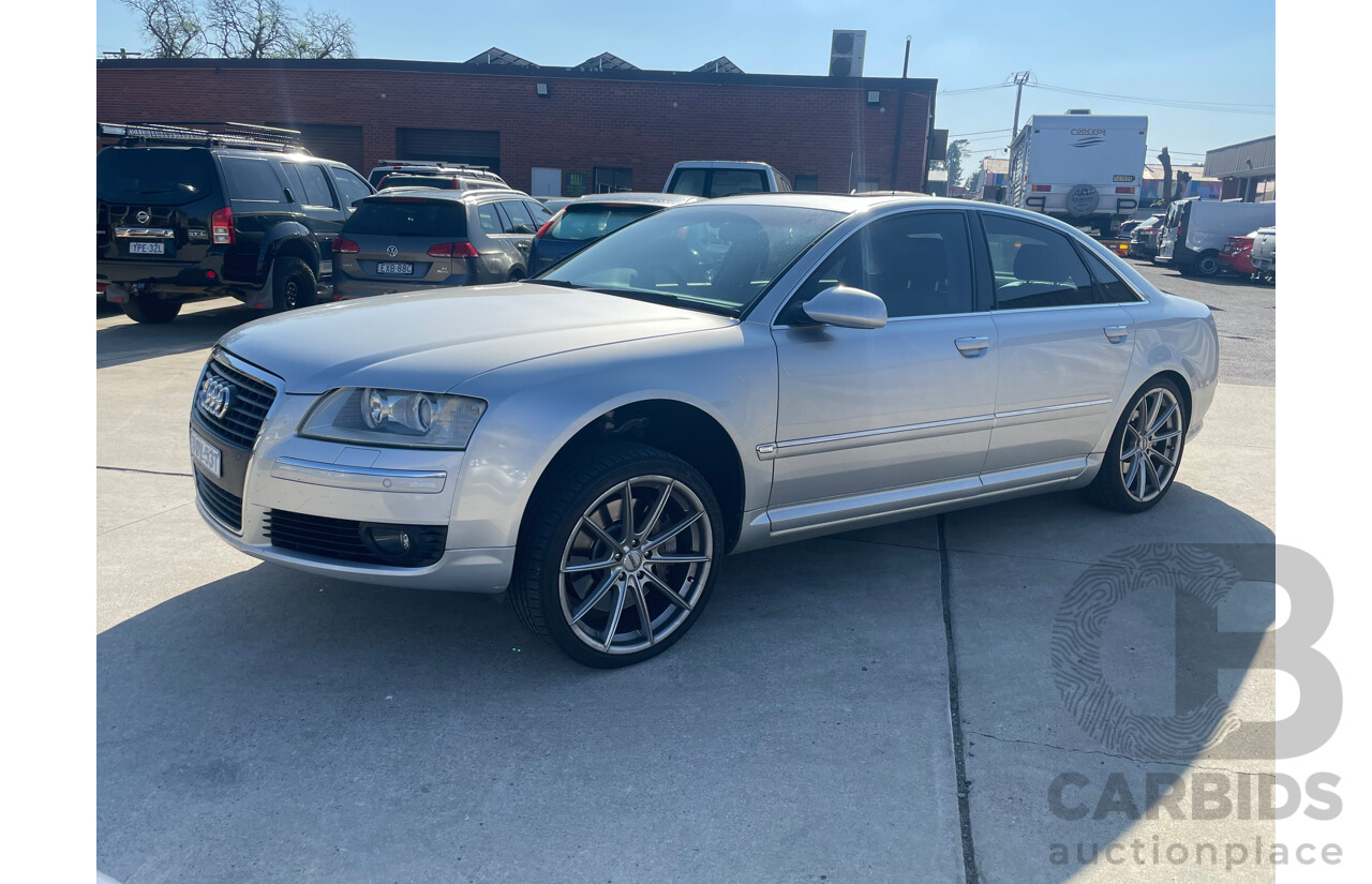 1/2008 Audi A8 3.2 Quattro 4E 4d Sedan Silver 3.1L