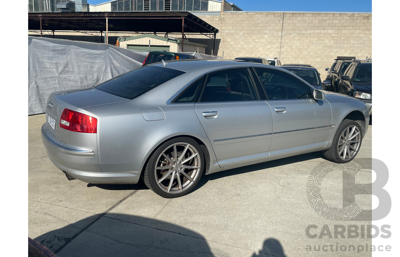1/2008 Audi A8 3.2 Quattro 4E 4d Sedan Silver 3.1L