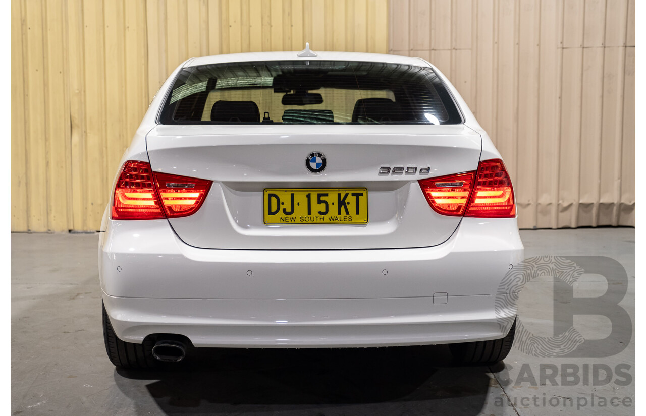 10/2010 BMW 320d Executive E90 MY10 LCI 4d Sedan White Turbo Diesel 2.0L