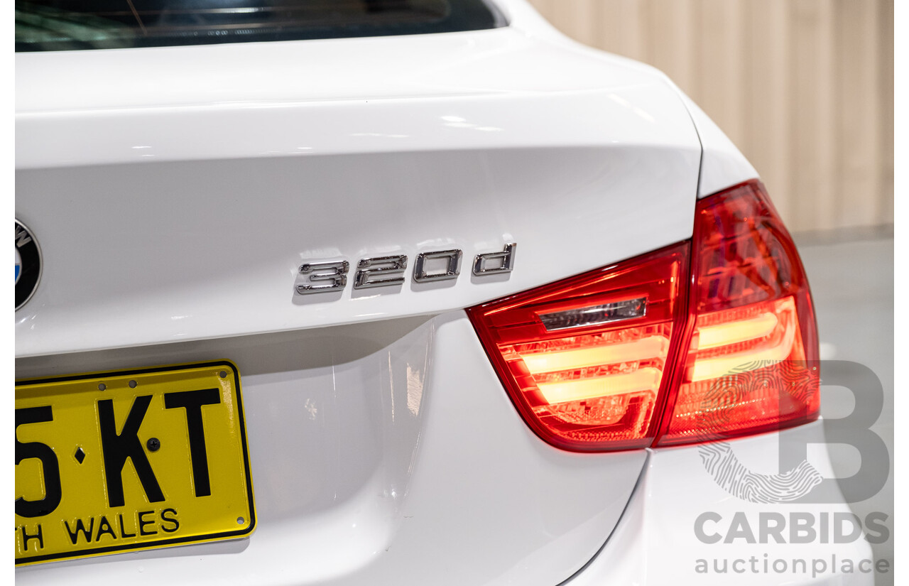 10/2010 BMW 320d Executive E90 MY10 LCI 4d Sedan White Turbo Diesel 2.0L