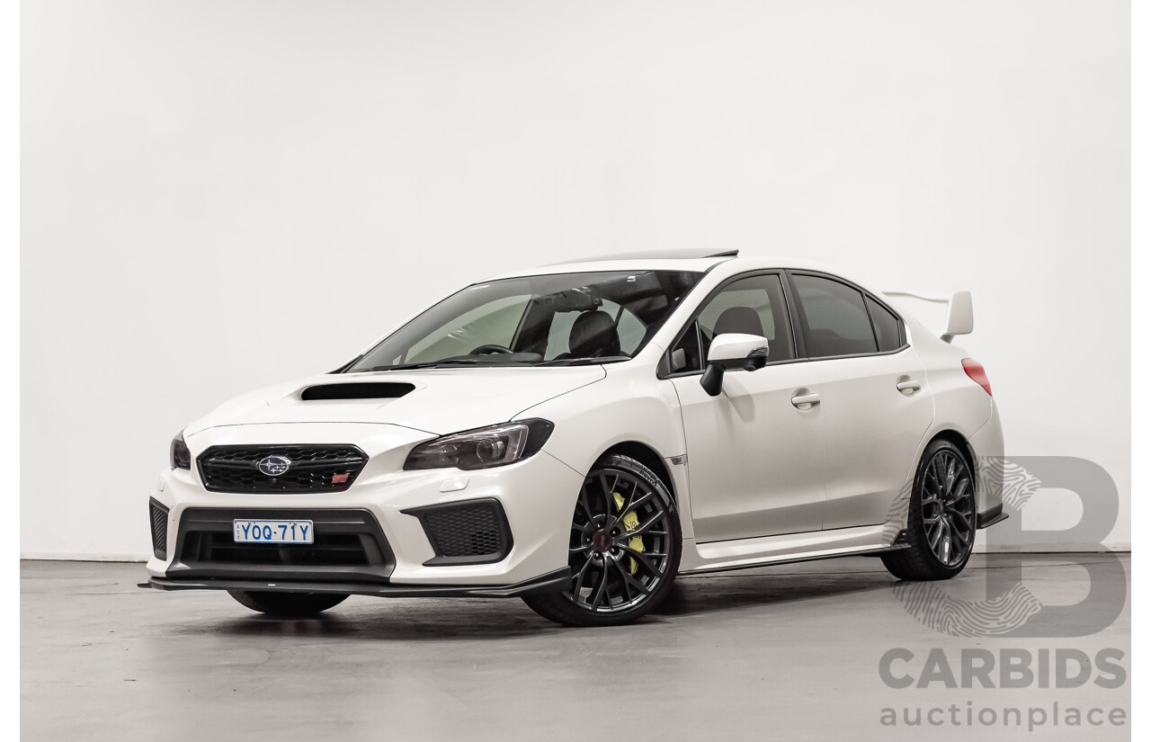 3/2018 Subaru WRX STi (AWD) VA MY18 4d Sedan Crystal White Pearl Turbo 2.5L