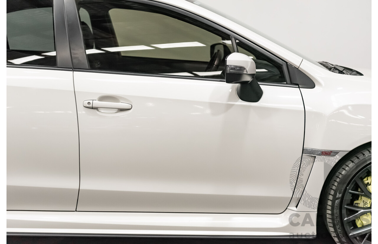 3/2018 Subaru WRX STi (AWD) VA MY18 4d Sedan Crystal White Pearl Turbo 2.5L