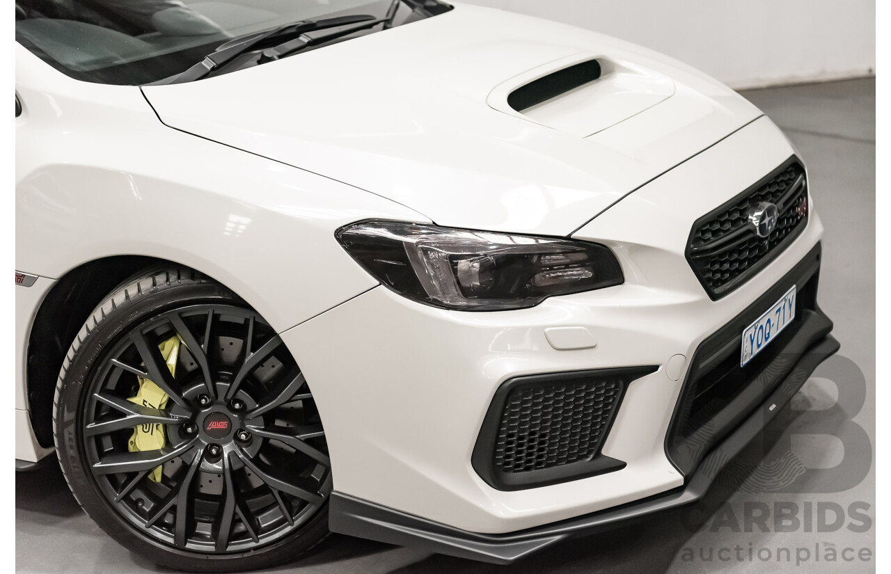 3/2018 Subaru WRX STi (AWD) VA MY18 4d Sedan Crystal White Pearl Turbo 2.5L