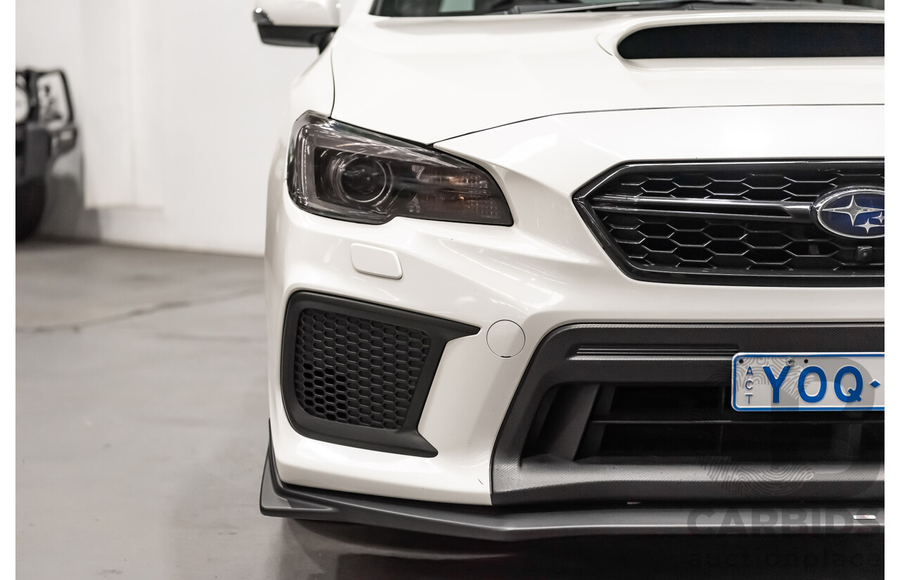 3/2018 Subaru WRX STi (AWD) VA MY18 4d Sedan Crystal White Pearl Turbo 2.5L