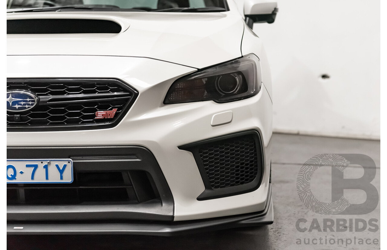 3/2018 Subaru WRX STi (AWD) VA MY18 4d Sedan Crystal White Pearl Turbo 2.5L
