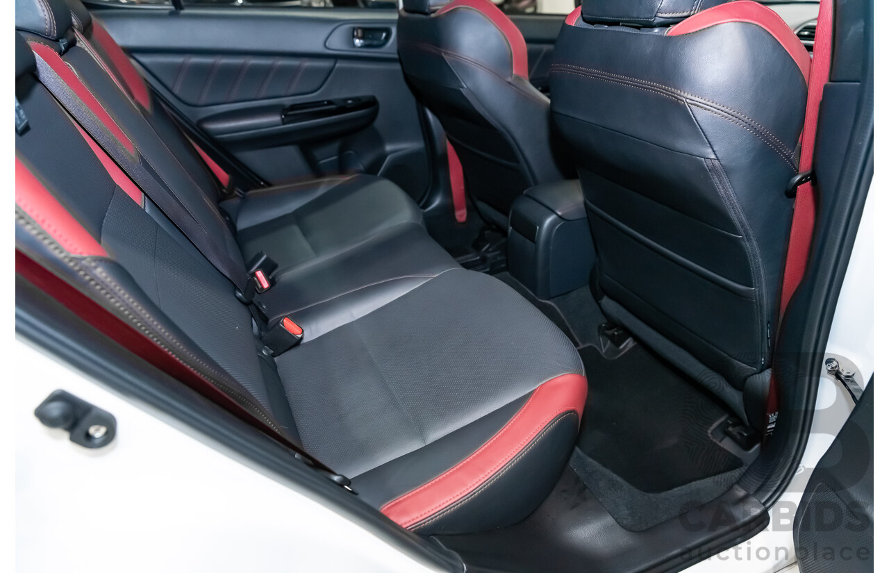 3/2018 Subaru WRX STi (AWD) VA MY18 4d Sedan Crystal White Pearl Turbo 2.5L