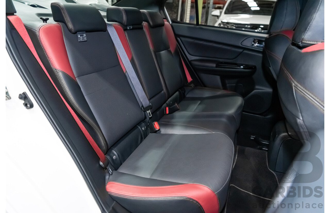 3/2018 Subaru WRX STi (AWD) VA MY18 4d Sedan Crystal White Pearl Turbo 2.5L