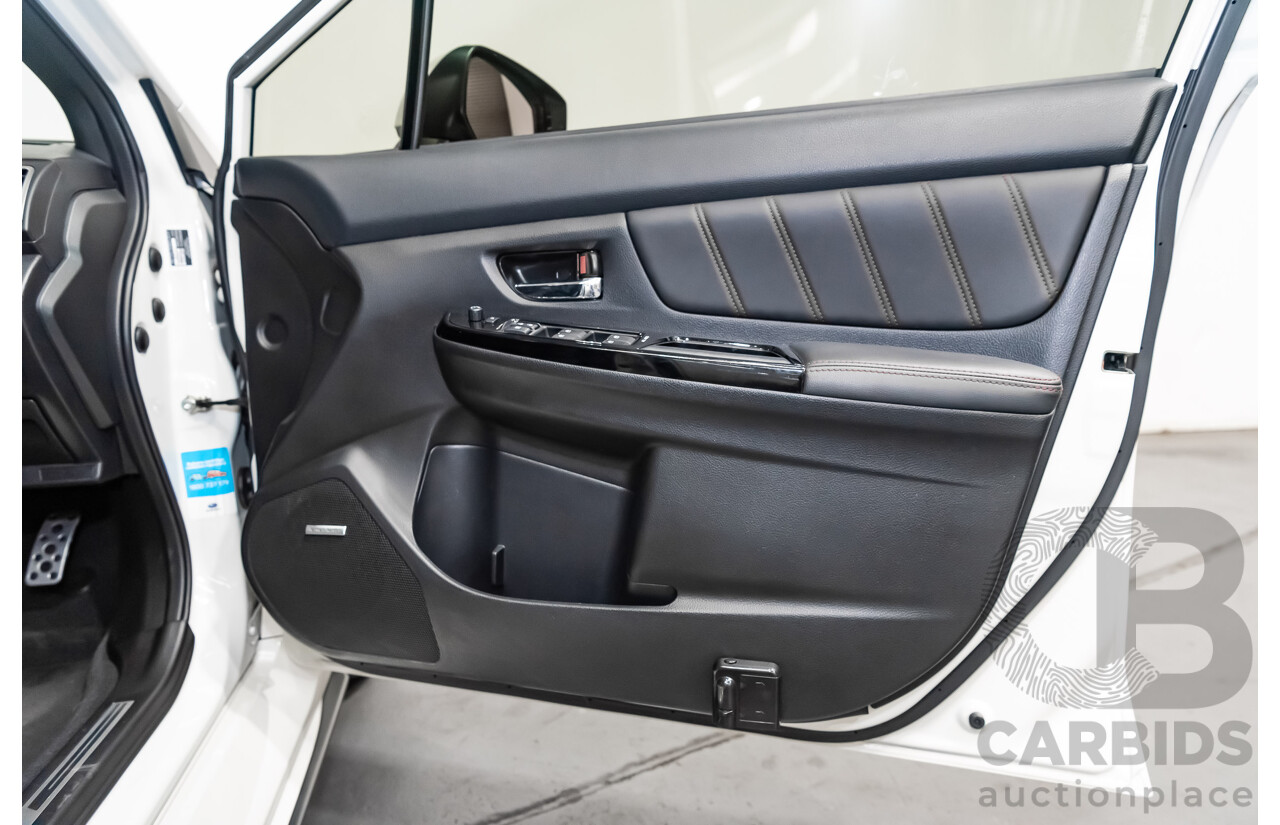 3/2018 Subaru WRX STi (AWD) VA MY18 4d Sedan Crystal White Pearl Turbo 2.5L