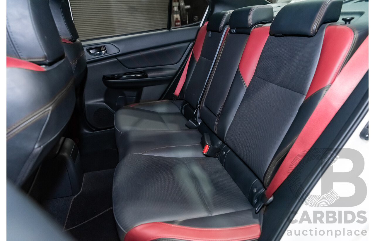 3/2018 Subaru WRX STi (AWD) VA MY18 4d Sedan Crystal White Pearl Turbo 2.5L