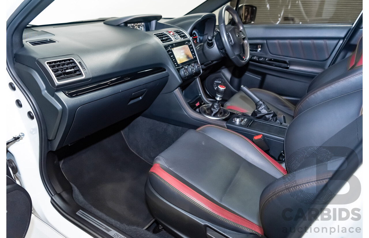 3/2018 Subaru WRX STi (AWD) VA MY18 4d Sedan Crystal White Pearl Turbo 2.5L